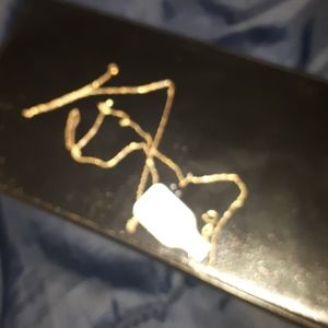 18k 1.5mm girls charm necklace "fancy link"